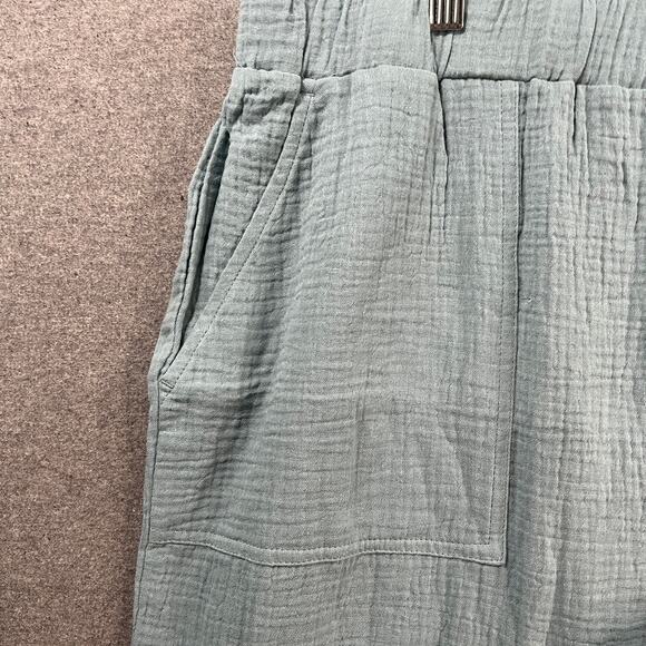 Denim & Co. Beach Petite Pull-On Cropped Pants Blue Bayou, Petite X-Large - Picture 7 of 7